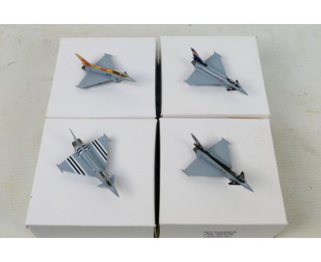 Sky Classics  / SMTS - Four boxed Sky Classics 1:200 scale RAF Eurofighter Typhoon diecast models. Lot consists of D-Day 70th