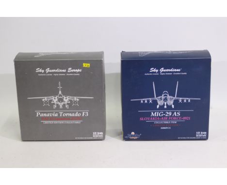 Witty Wings - Sky Guardians - Two boxed Limited Edition diecast 1:72 scale military aircraft from Sky Guardians. Lot consists