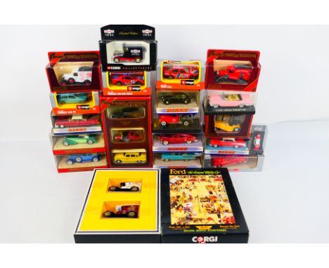 Corgi - Matchbox Dinky - Solido - Bburago - A collection of 20 x boxed vehicles including 1957 Chevrolet Bel Air # DY-2, 1959