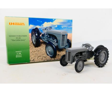 Universal Hobbies - Tractor. A Boxed Universal Hobbies #UH2690 Massey Fergusson TE 20 The Little Grey. 1:16 scale appearing i