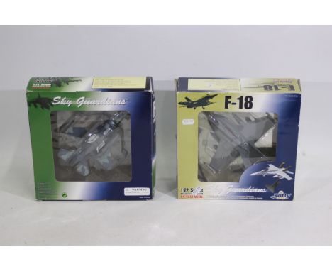 Witty Wings - Sky Guardians - Two boxed diecast 1:72 scale military aircraft from Sky Guardians. Lot consists of WTW72007005 