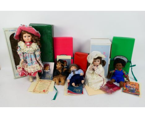 Georgetown Collection, D' Anton Jos, The Princess Collection - 4 x boxed and 1 x postage boxed plastic and porcelain dolls - 