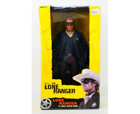 Neca - Reel Toys - Disney - The Lone Ranger. A boxed highly-detailed NECA action figure of Lone Ranger from The Lone Ranger. 