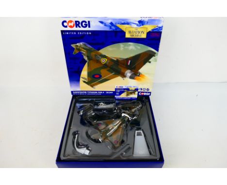 Corgi Aviation Archive - A boxed Limited Edition 1:72 scale Corgi Aviation Archive AA36407 2' Eurofighter Typhoon TFGR.4 ZK34