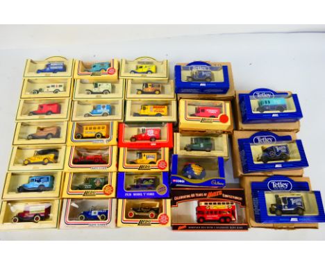 Lledo - Days Gone - Corgi - 29 boxed vehicles including Ford Model T van in Cadburys livery, Packard Ambulance, Ford Model A 