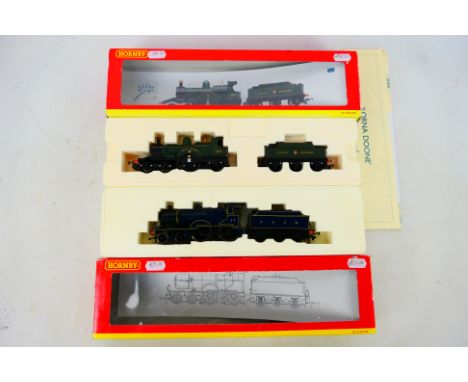 Hornby - Two boxed Hornby steam locomotives and tenders. Lot consists of R2217 Class 2P 4-4-0 Op.No. 44 in S&DJR dark blue; t