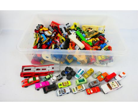 Matchbox - Others - A large quantity of unboxed, playworn mainly Matchbox RW and Superfast diecast models. Lot includes Match