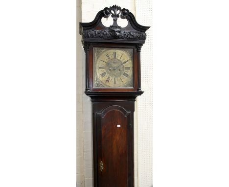 A 19th century mahogany cased longcase clock, the two train eight day movement having a chapter ring inscribed Adam Sorell (?