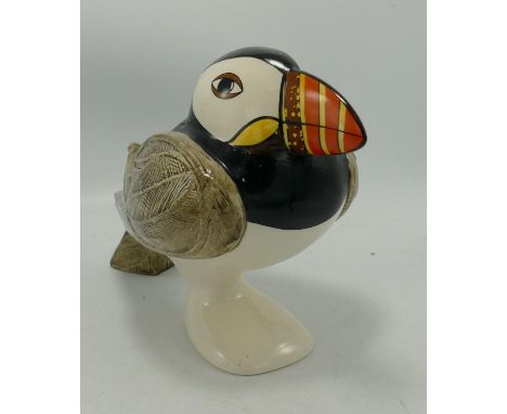 Mid Century Goebel Puffin Bird Figure: signed Selim, height 17cm 