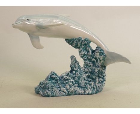 Royal Doulton Prestige figure Dolphin Spirit HN5126: Limited edition with box and certificate, height 20.5cm. 