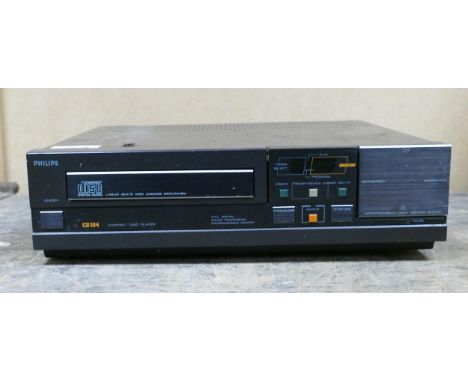Philips CD104 CD player &amp; Remote: 