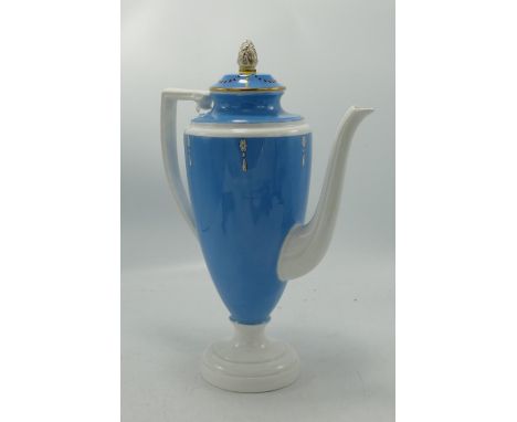 Copeland Spode Coffee Pot: height 28cmn 