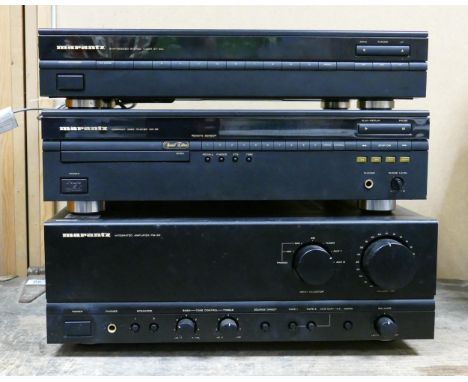 Marantz Hifi Separates to include: PM-50 Amplifier, ST40L Tuner &amp; CD-60 CD player(3) 