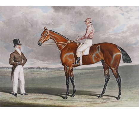R. G. REEVE (BRITISH, 1780-1848) AFTER JOHN FREDERICK HERRING (BRITISH, 1795-1865)Bimingham - Winner of the Great St. Leger S