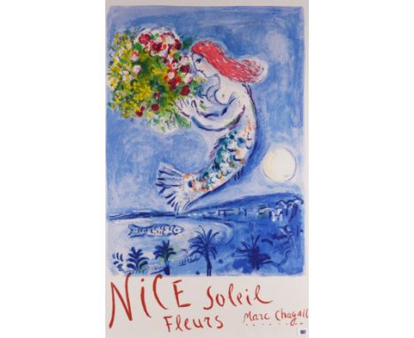 AFTER MARC CHAGALLNice Soleil Fleurs
colour poster
99 x 61cm
ARR