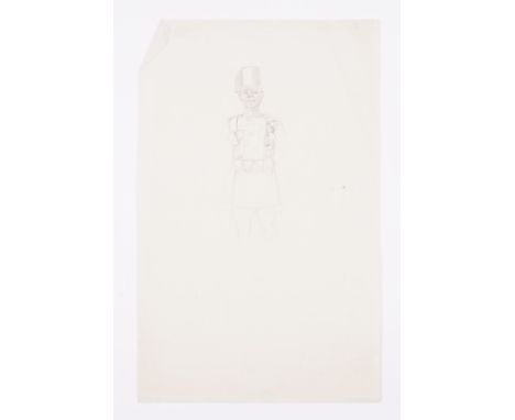 MARGARET METCALFE (BRITISH, 1877-1972) (7)Study of an African soldier
pencil
34 x 21.5cm
(unframed)
together with six other s