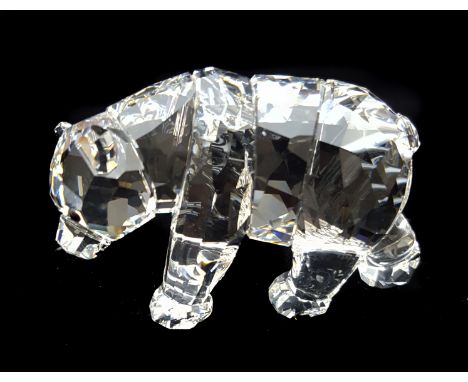 Swarovski Crystal - Sister Bear, part of the 'Rare Encounters' group, 2006, designed by Elisabeth Adamer, in original box and