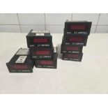 Lot of 8 Crompton AC Ammeters
