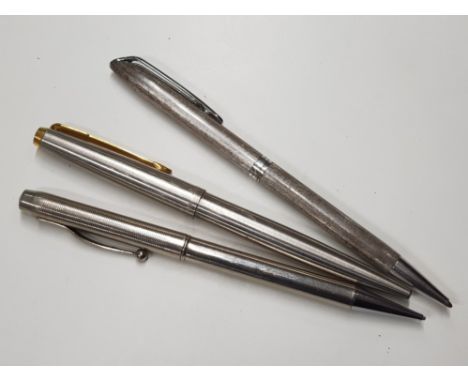 Vintage Parker ball point pen together with watermans pen &amp; Phillips pencil