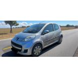 2011 PEUGEOT 107 URBAN – 998CC – MANUAL – SILVER – 78,000 MILES >>--NO VAT ON HAMMER--<<