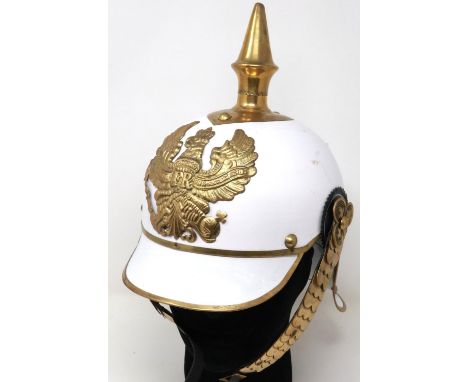 Reproduction German Pickelhaube. P&amp;P Group 3 (£25+VAT for the first lot and £5+VAT for subsequent lots) 