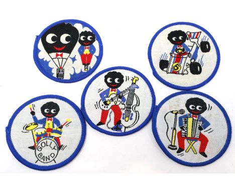 Five collectable Golly cloth patches for Robertsons Jam. P&amp;P Group 1 (£14+VAT for the first lot and £1+VAT for subsequent