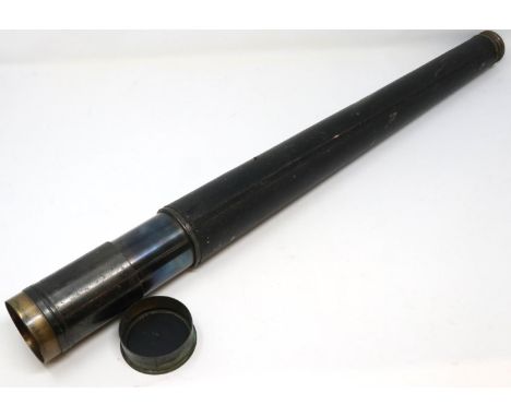 Kelvin &amp; Hughes marine telescope, no 0402/1702, L: 80 cm extended. P&amp;P Group 3 (£25+VAT for the first lot and £5+VAT 