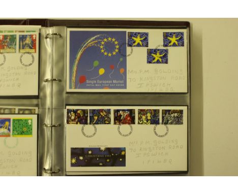 Two albums of first day covers