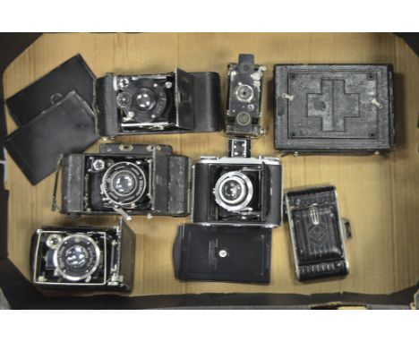 Folding Cameras, including Ernemann VII, Ensign Ensignette, Selfix 1620 and more