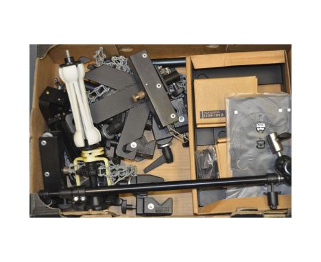 Lighting Accessories, including super clamps, background support system and arms