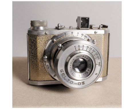 A Gelto D III Camera, with gilt finish
