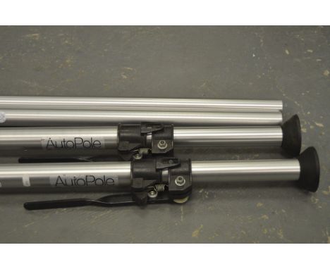 Manfrotto Autopoles, two extendible (up to 4m) floor to ceiling spring loaded poles with rubber caps and extension poles.