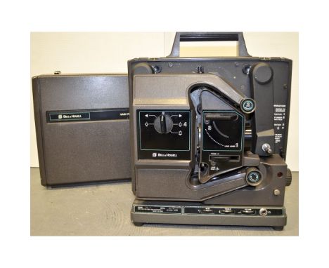 Bell and Howell 16mm Cine Projector, A 1680 Filmosound example, complete with power supply in original manufacturer's carry c