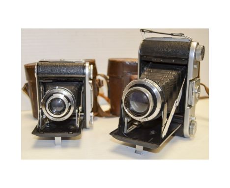 Ensign Folding Cameras,  a Selfix 1620 with a Ross Xpress 75mm f/3.5 lens, together with a Selfix 820 with Ross Xpress f/3.8 