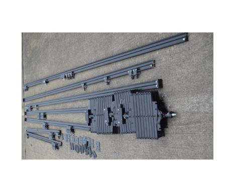Ceiling Mounted Lighting Track System, rails complete with pantographs for ease of movement and mounting brackets