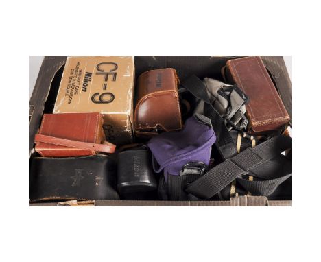 Camera Cases, including a Nikon CF-9, a Nikon F, and more