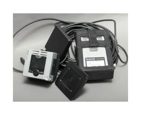 Imacon Ixpress Digital Back, designed for use with medium format camera systems, in carry case with charging accessories, unt