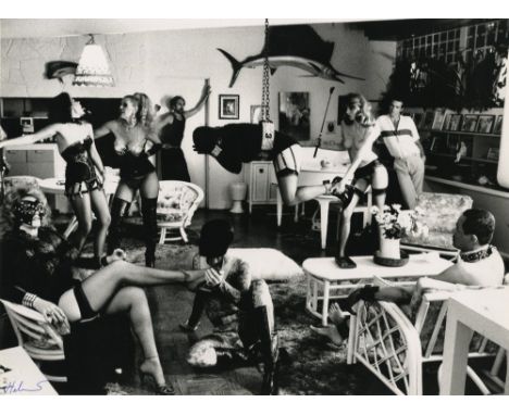 Artist: Helmut Newton (German/Australian, 1920-2004). Title: "Saturday Night, Orange County, California". Medium: Original vi