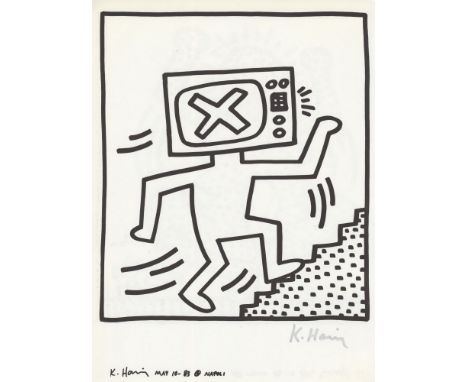 Artist: Keith Haring (American, 1958 - 1990). Title: "Naples Suite #10 [untitled]". Medium: Lithograph. Date: Composed 1983. 