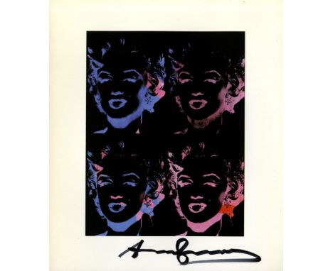 Artist: Andy Warhol (American, 1928 - 1987). Title: "Four Multicolored Marilyns #1". Medium: Color offset lithograph. Date: C