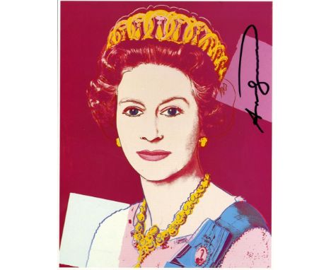 Artist: Andy Warhol (American, 1928 - 1987). Title: "Queen Elizabeth II (#3) [Reigning Queens portfolio]". Medium: Color offs