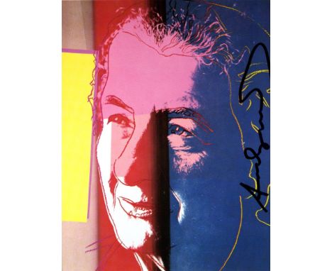 Artist: Andy Warhol (American, 1928 - 1987). Title: "Golda Meir [announcement/invitation]". Medium: Color offset lithograph. 