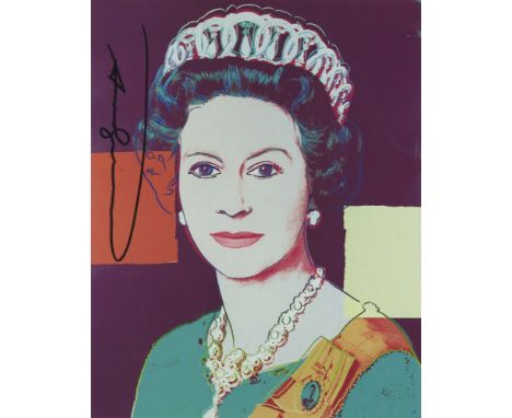 Artist: Andy Warhol (American, 1928 - 1987). Title: "Queen Elizabeth II (#2) [Reigning Queens portfolio]". Medium: Color offs