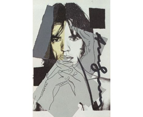 Artist: Andy Warhol (American, 1928 - 1987). Title: "Mick Jagger #04 (first edition) [announcement]". Medium: Color offset li