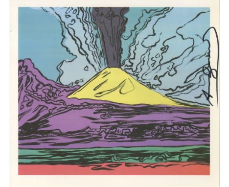 Artist: Andy Warhol (American, 1928 - 1987). Title: "Vesuvius #12". Medium: Color offset lithograph. Date: Composed 1985. Dim