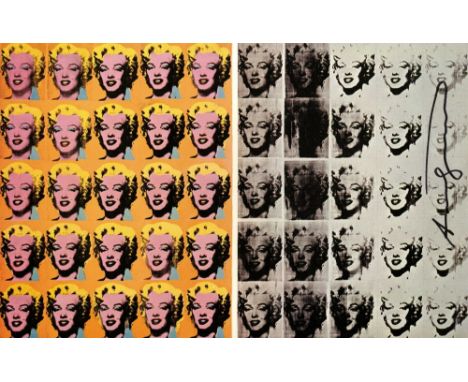 Artist: Andy Warhol (American, 1928 - 1987). Title: "Marilyn Diptych [print]". Medium: Original color offset lithograph. Date