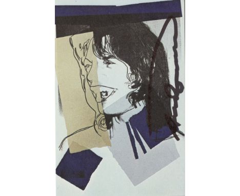 Artist: Andy Warhol (American, 1928 - 1987). Title: "Mick Jagger #06 (first edition) [announcement]". Medium: Color offset li