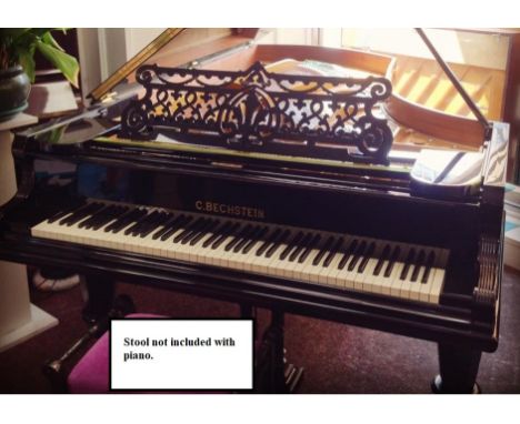 Bechstein (c1886)A 7ft 8in Model III grand piano in a bright ebonised case on turned octagonal legs. This piano has been comp