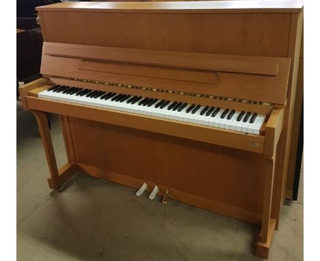 Hoffmann by Bechstein (c1980's)A Model 120 upright piano in a traditional satin cherry case. AMENDMENT Is (c2001).