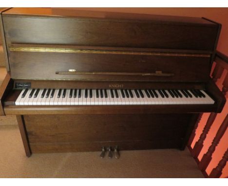 Knight (c1998)A Model K-10 upright piano in a satin walnut case.